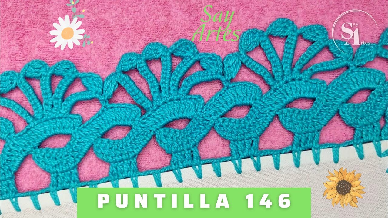 Puntilla 146 - puntilla grande de vuelta y vuelta fácil de realizar | Say Artes