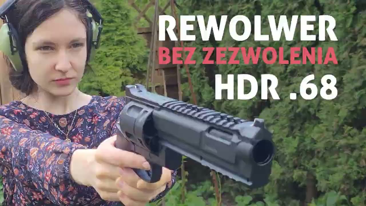 HDR 68 Rewolwer w największym kalibrze nie tylko na kule gumowe🎱 ! BEZ ZEZWOLENIA 💥🔫