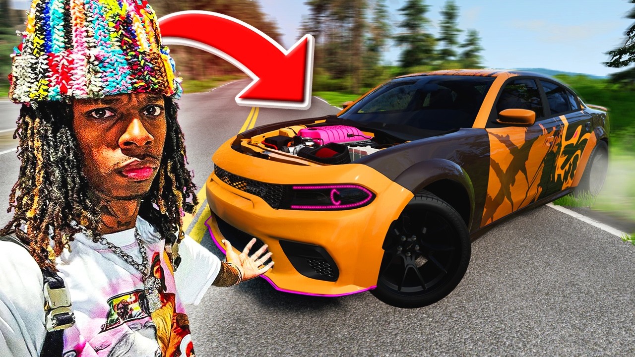 Driving Quan’s 1200HP Hellcat Charger in BeamNG Drive