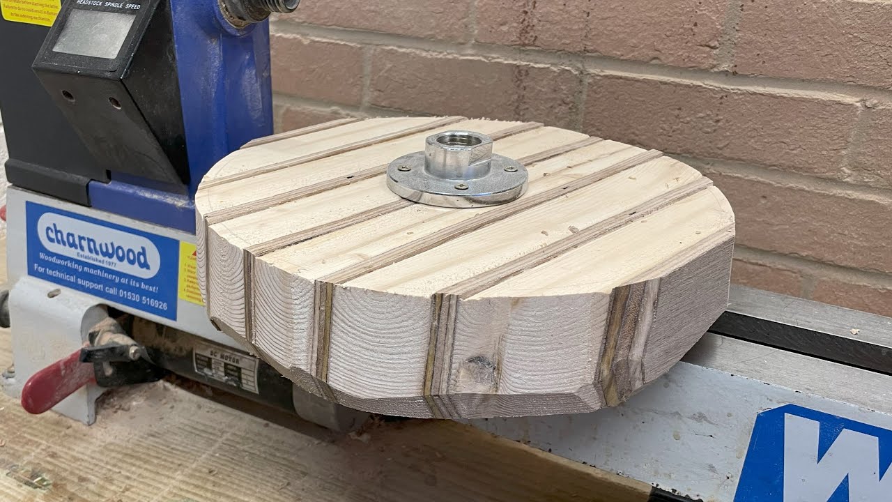 Pine and Plywood Fruit Bowl - Scrap wood - Wood turning