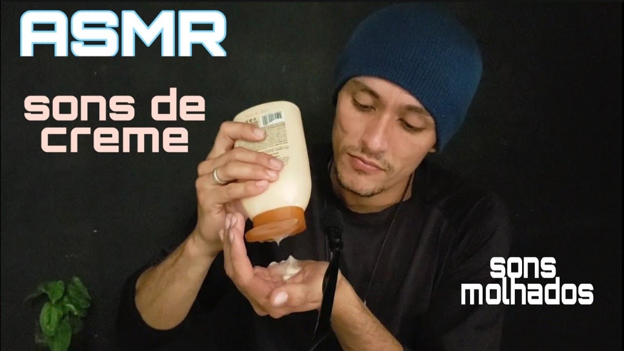 ASMR- creme nas mãos