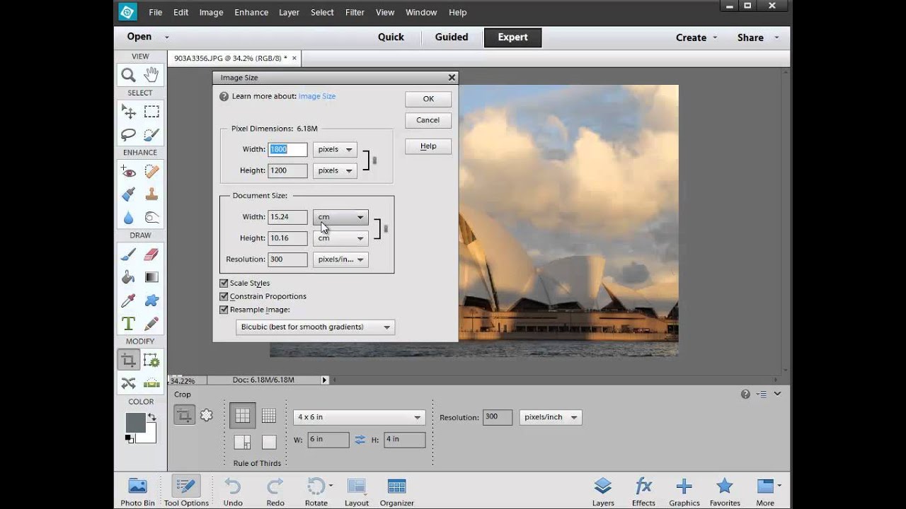 PPSOP Photoshop Elements Cropping Tip