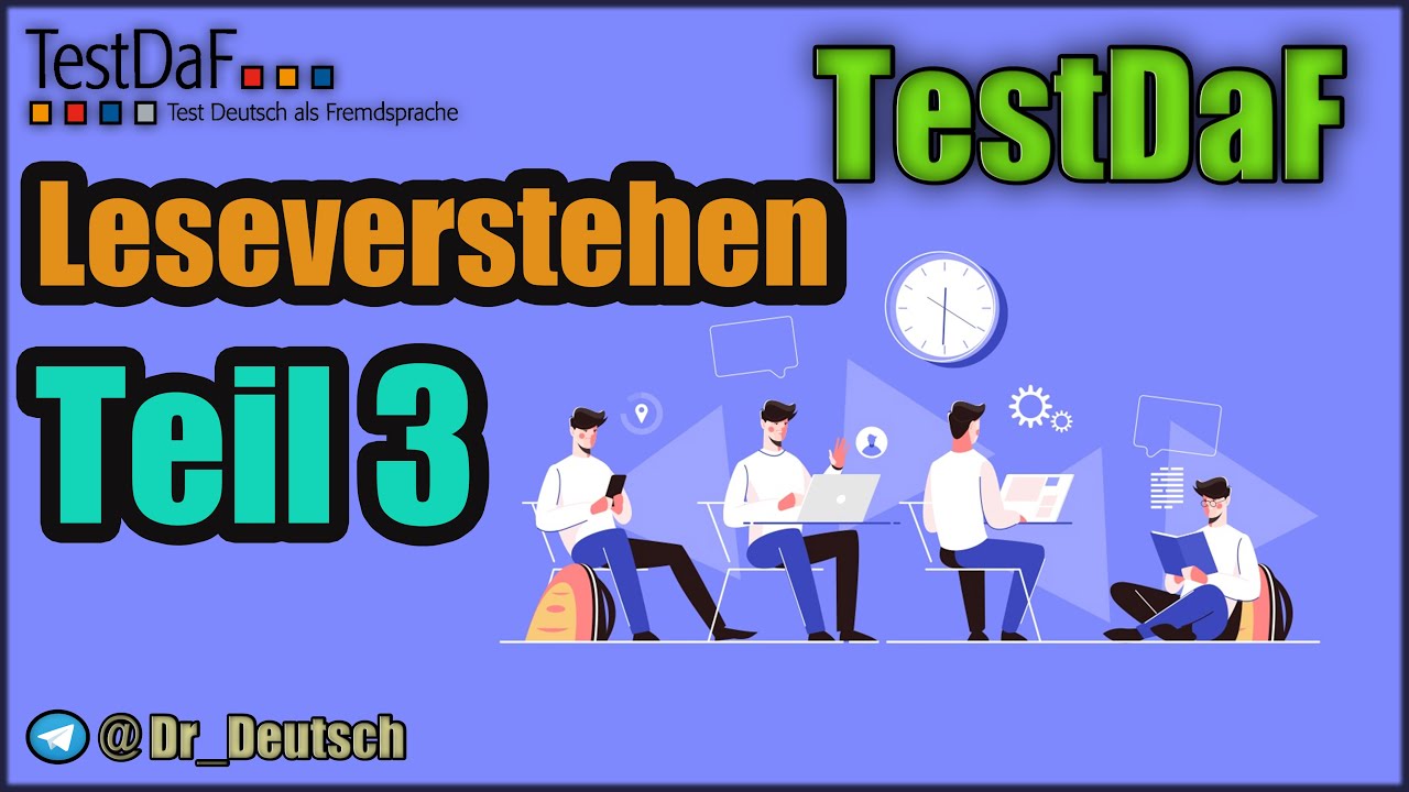 TestDaF. Leseverstehen Teil 3