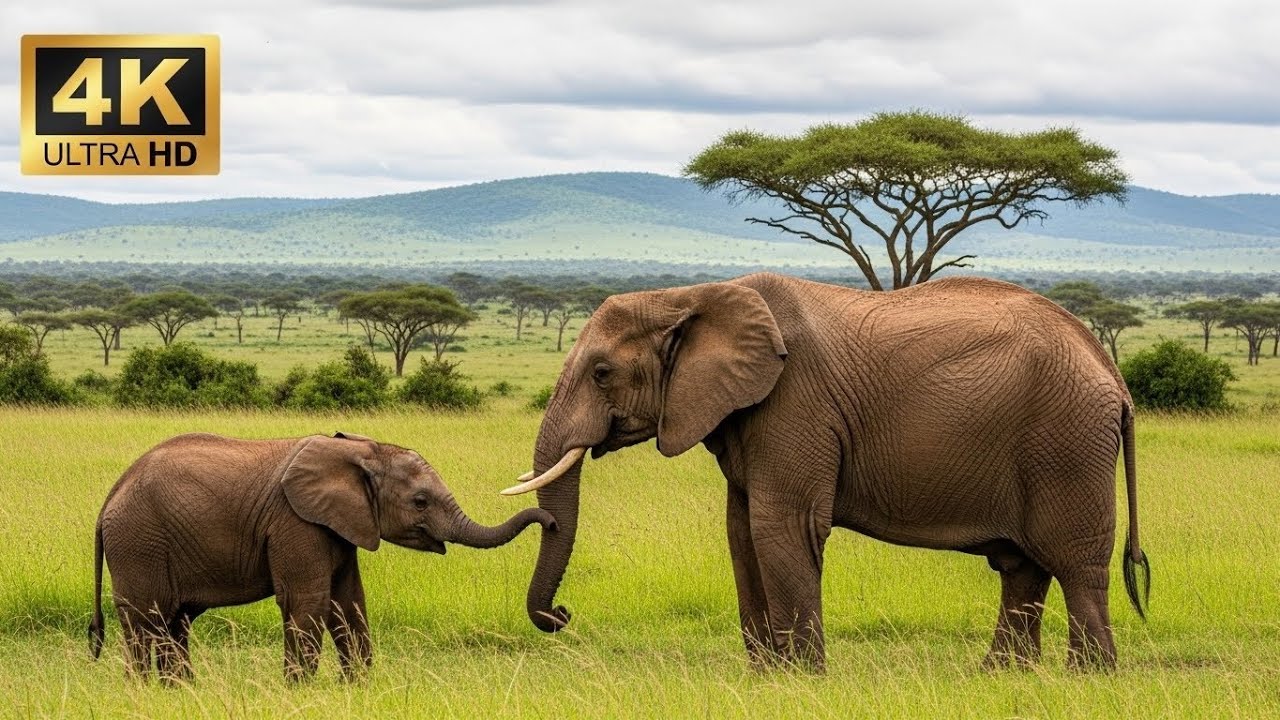 Jungle Animals 4K - Scenic Wildlife Film With Calming Music