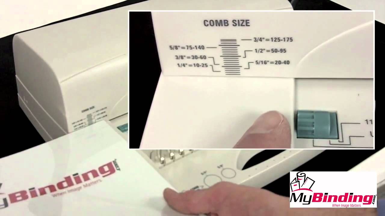 GBC CombBind C95 Plastic Comb Binding Machine - Demo - W59103
