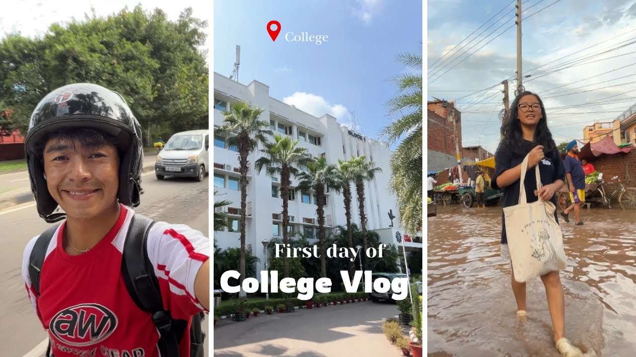 First Day of 2nd Year 🎓| College Vlog | CGC Jhanjeri | Back to College After My Summer Vacation 🌸