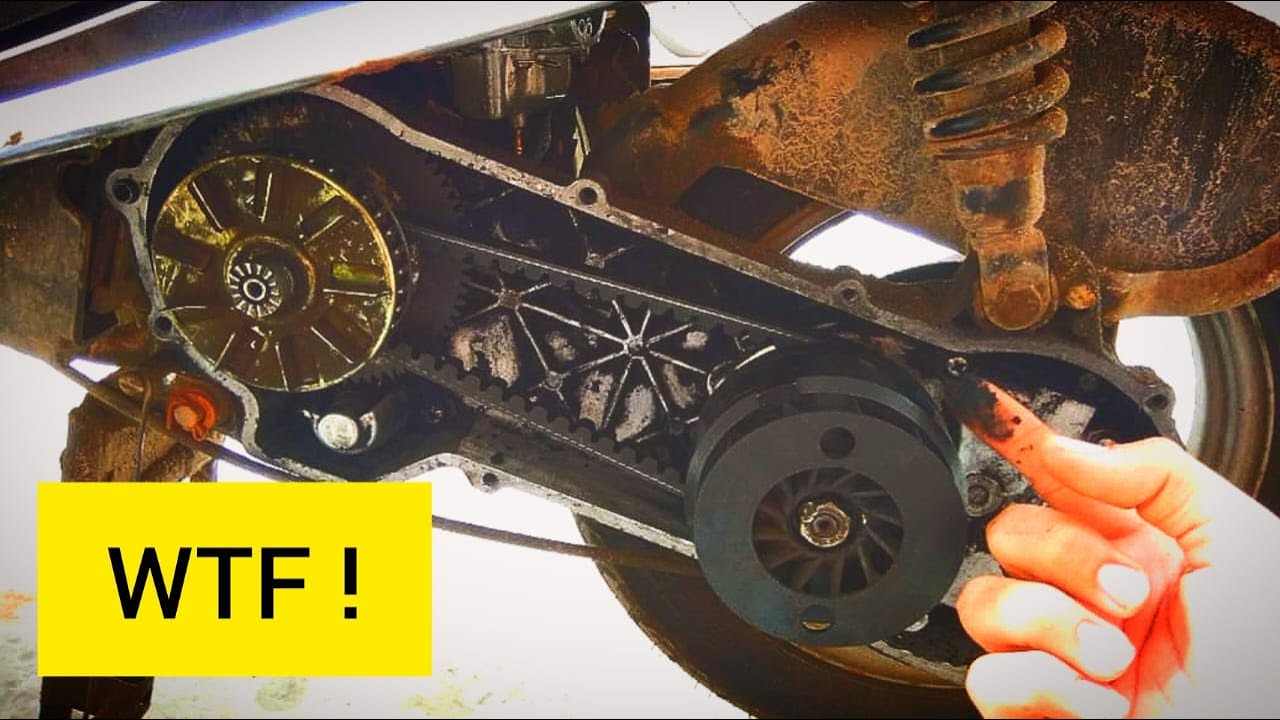 CVT Clutch Belt Problem |  TVS SCOOTY ES | Centrifugal Clutch In Gearless Vehicle