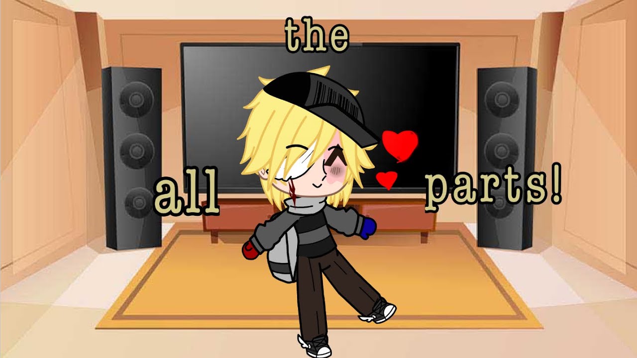 poppy play time react to player || all the parts || enjoy!💗  #poppy #gacha #gachaclub #video 