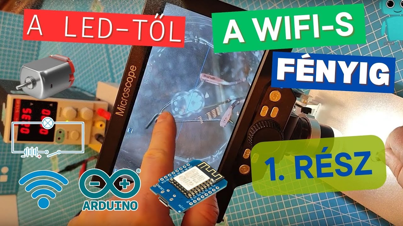 Az első LED-től a WiFi-s Karácsonyi csodáig, lépésről-lépésre! Első rész.