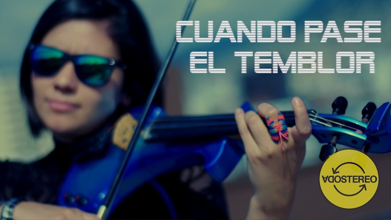 SODA STEREO (Cuando pase el temblor) 💿 en Violín eléctrico!
