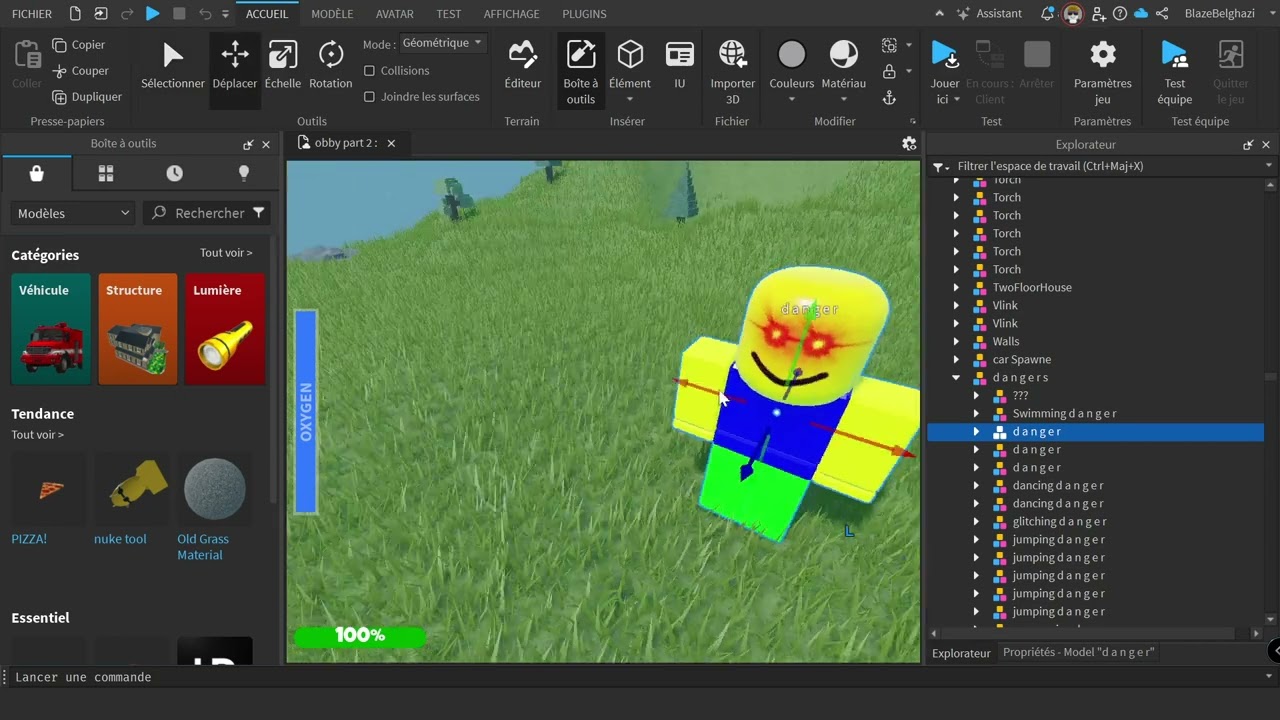 how to make characters unkillab in roblox studio