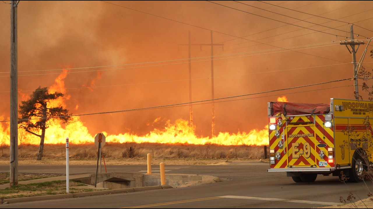 LIVE - Extreme Fire Conditions in the Southern Plains - Oklahoma, Texas and Kansas