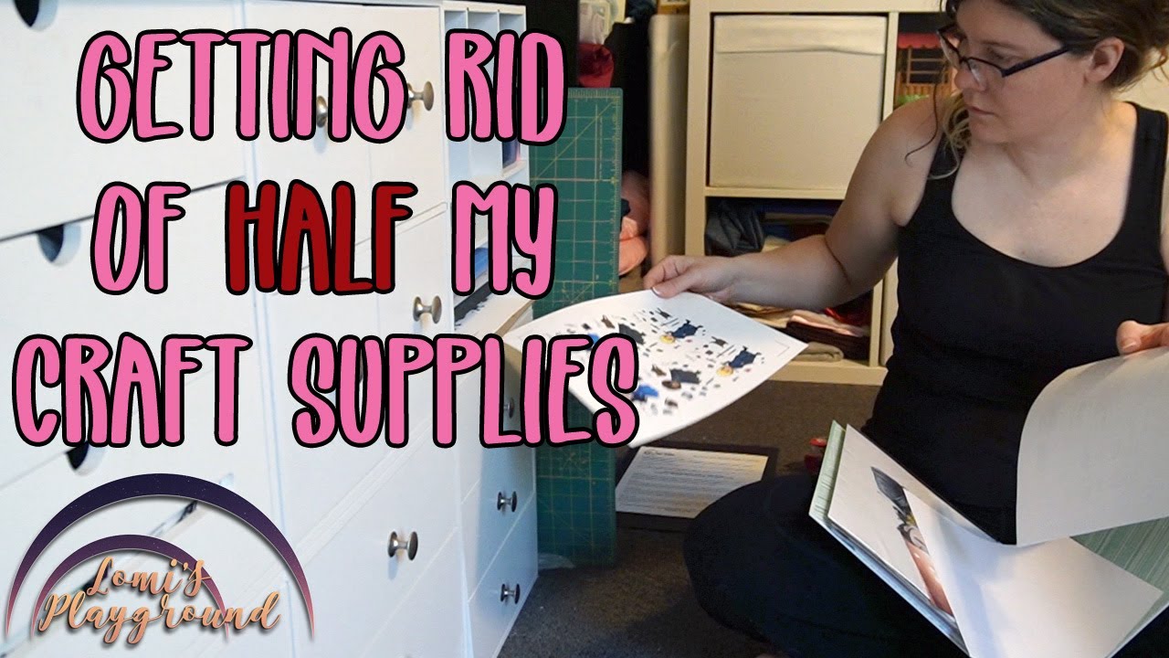 I got rid of half my craft supplies and it kinda fixed me