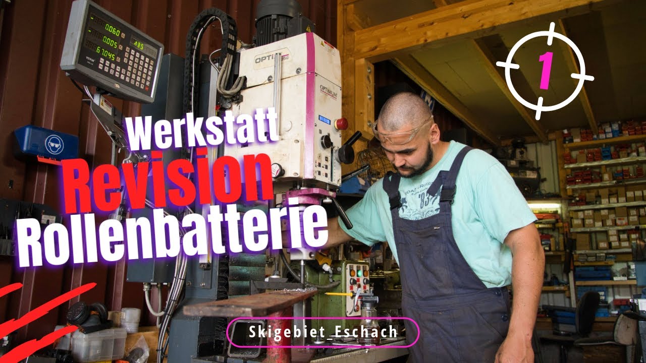 Skigebiet Eschach - Revision einer Rollenbatterie | Werkstatt