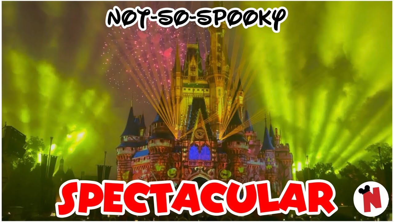 Not-So-Spooky Spectacular 2024 | Mickey's Not-So-Scary Halloween Party | Disney Fireworks
