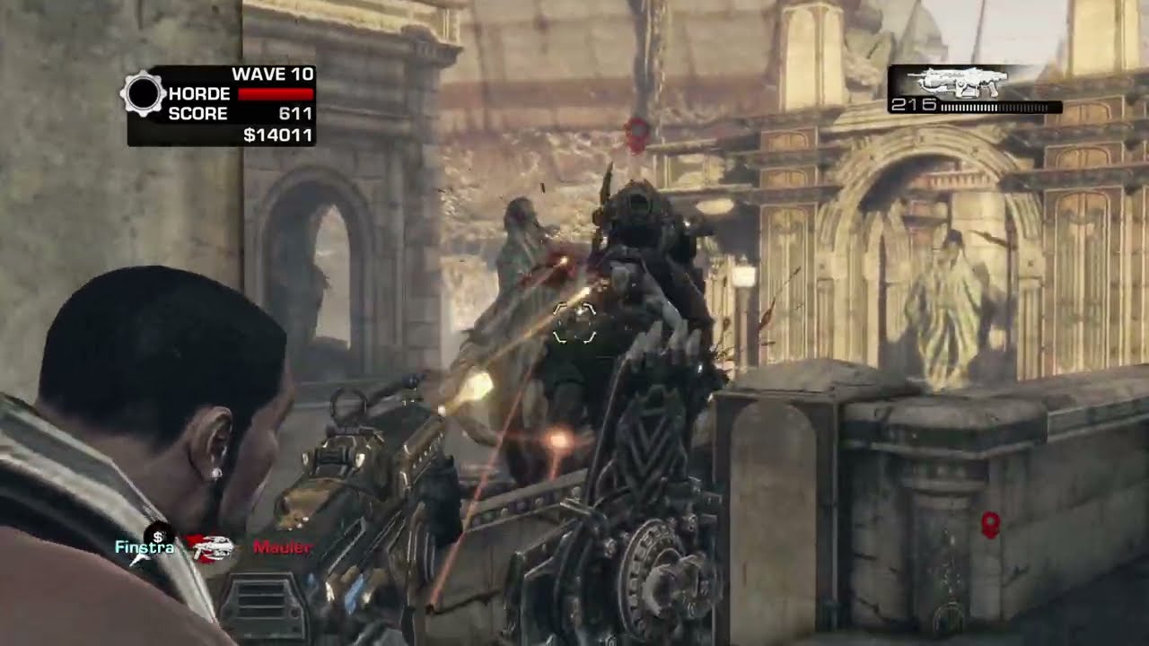 Gears of War 3 Horde Mode - Playing with Friends on AFTERMATH #4