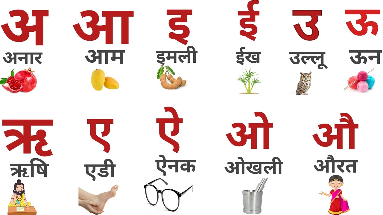 अ आ इ ई ,क ख ग घ | Learn Hindi Alphabet | Hindi Varnamala for Nursery Kids अ आ इ ई | हिंदी वर्णमाला 