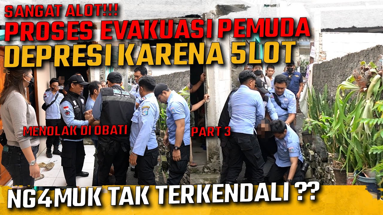SANGAT ALOT!! PROSES EVAKUASI PEMUDA DEPRESI YANG K3CANDU4N BERMAIN 5LOT INI!! | PRATIWI NOVIYANTHI