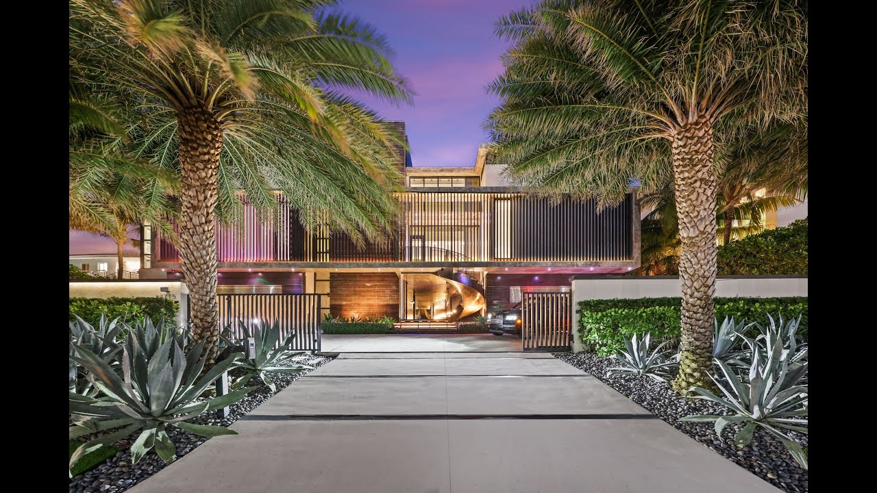 $43.85M Modern Oceanfront Masterpiece | Iconic Resort-Style Living, Highland Beach, Florida