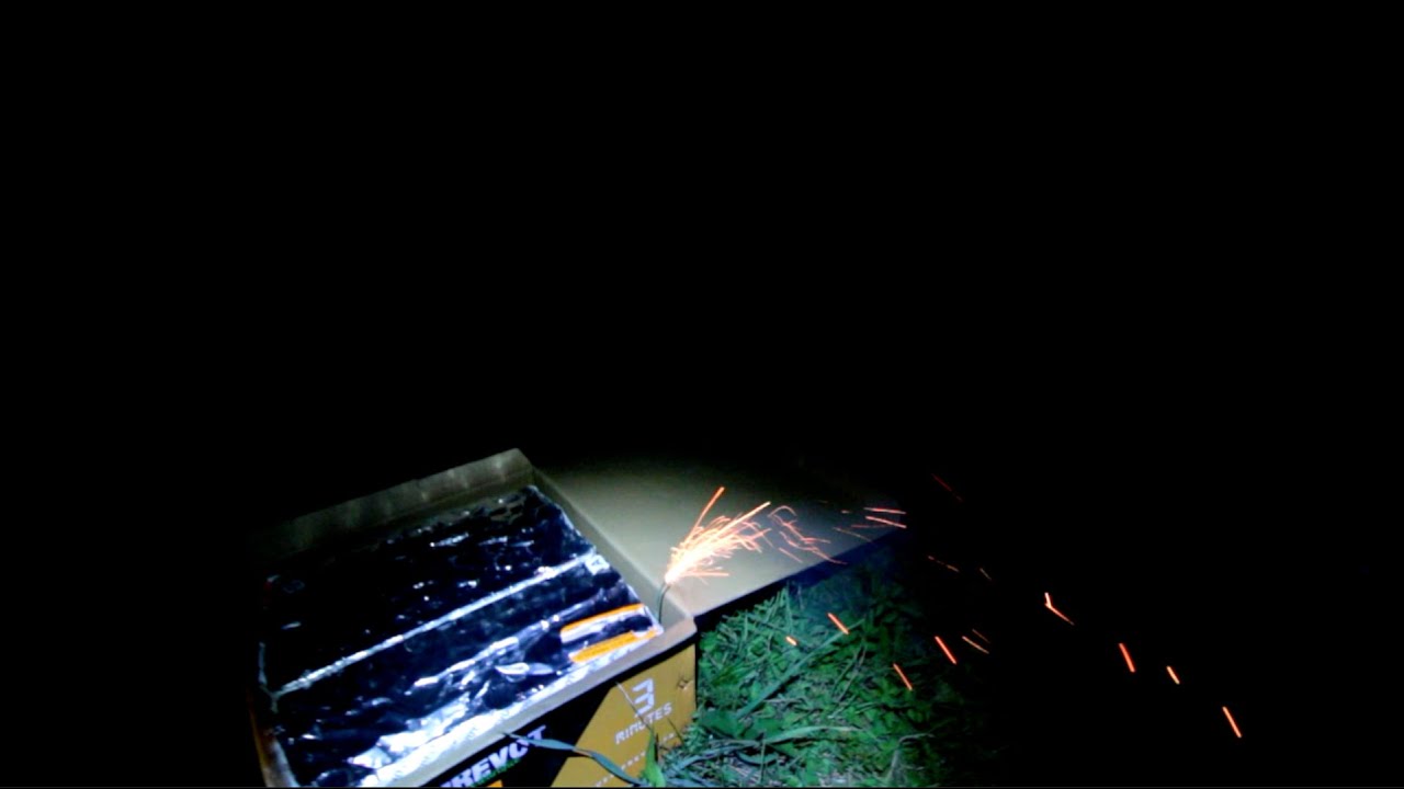 Installation d'un feu d'artifice automatique