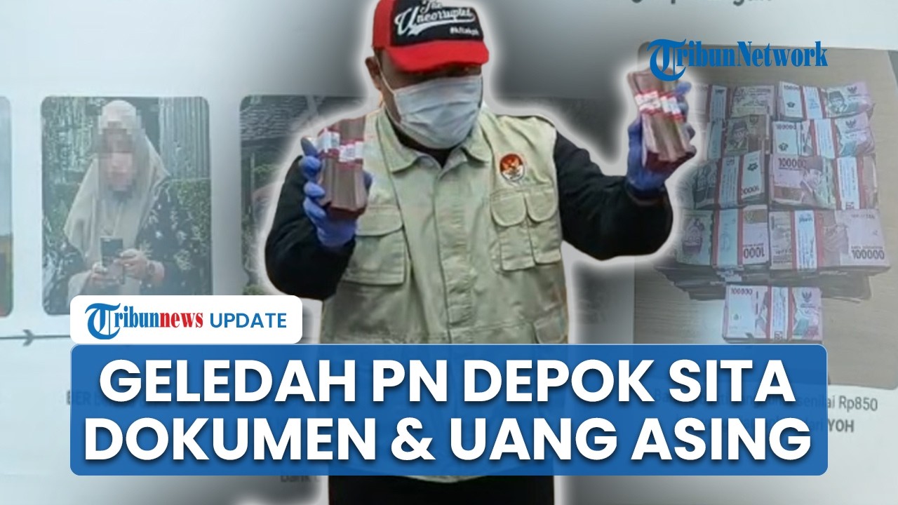 KPK Geledah Pengadilan Negri Depok Sita Dokumen  & USD50 Ribu Perkuat Bukti Kasus Suap Hakim