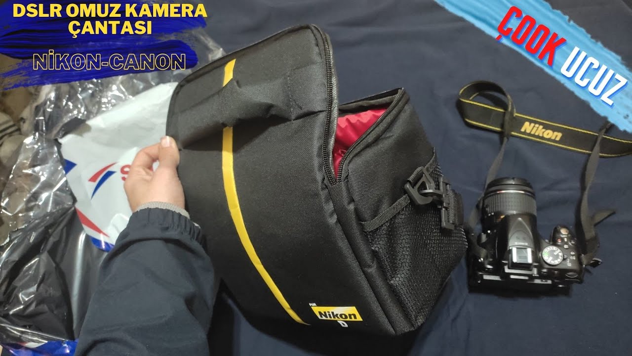 NİKON-CANON DSLR OMUZ KAMERA &Ccedil;ANTASI / &Ccedil;OK UCUZ!!!!!