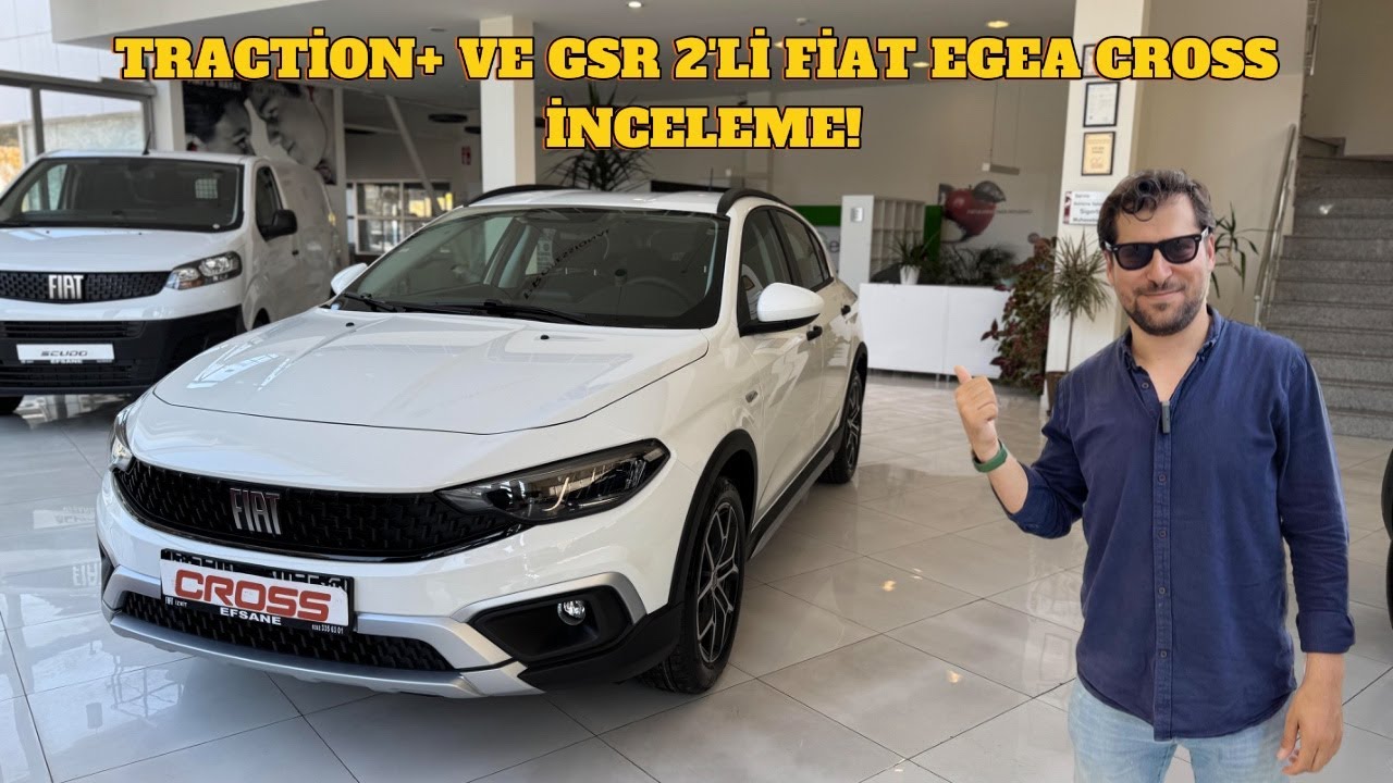 TRACTİON+ VE GSR 2'Lİ FİAT EGEA CROSS İNCELEME! TRUCTİON+ NEDİR?