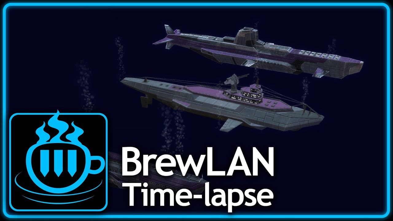 BrewLAN Time-lapse: UEF Tech 2 Submarine (x60 speed)