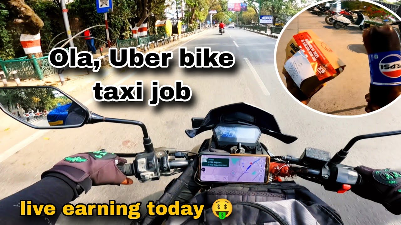Ola, Uber and Rapido bike taxi job in Dehradun🤑// live earning today😱