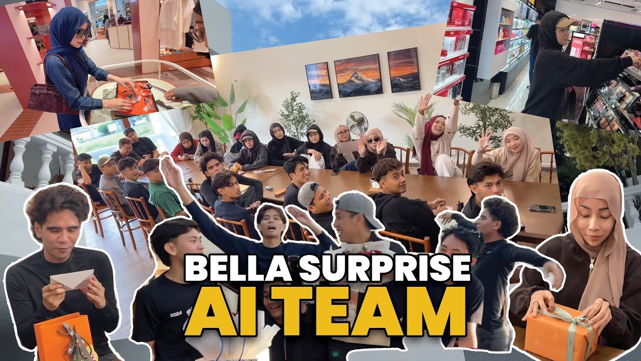Surprised belikan adik2 Ai team hadiah menang award tahun 2025 ‼️