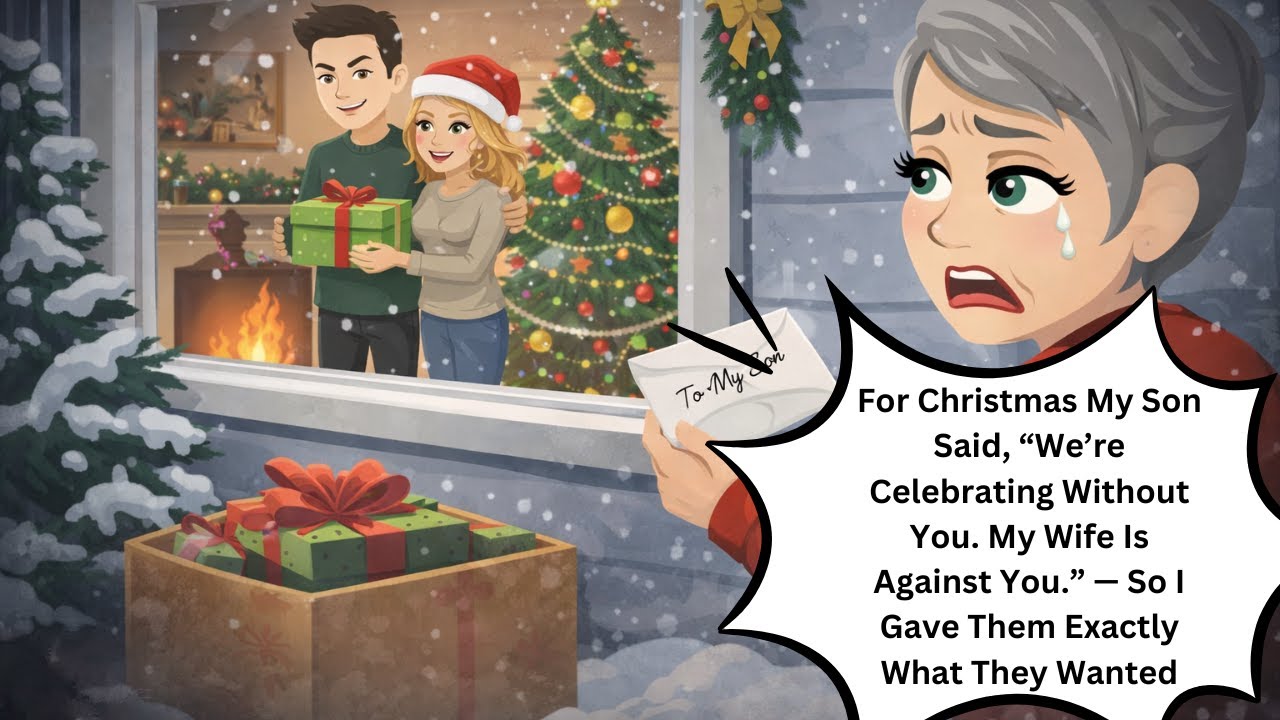 For Christmas My Son Said, “We’re Celebrating Without You. My Wife Is Against You.” — So I Gave...