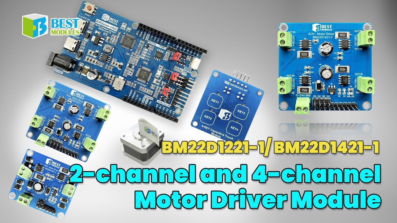 [Output Modules | Driver]2-channel and 4-channel Motor Driver Module BM22D1221-1/BM22D1421-1 #Motor