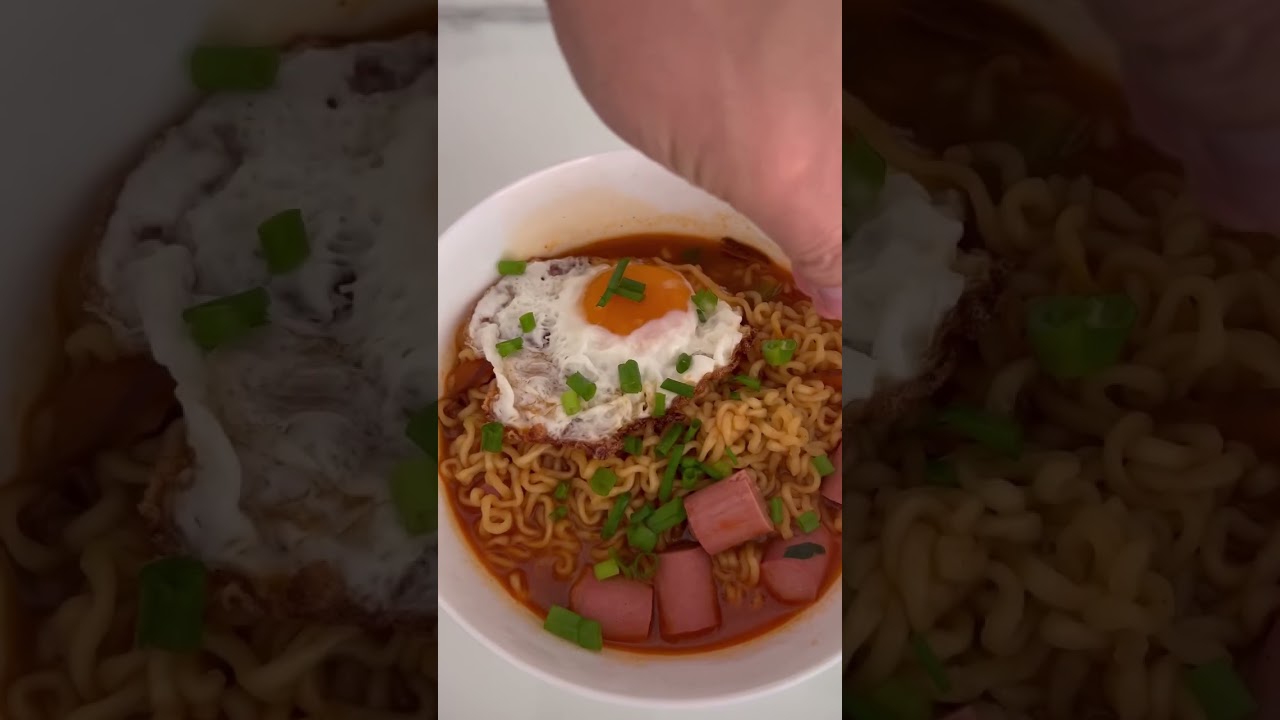 Quick and easy delicious Ramen #noodles #egg