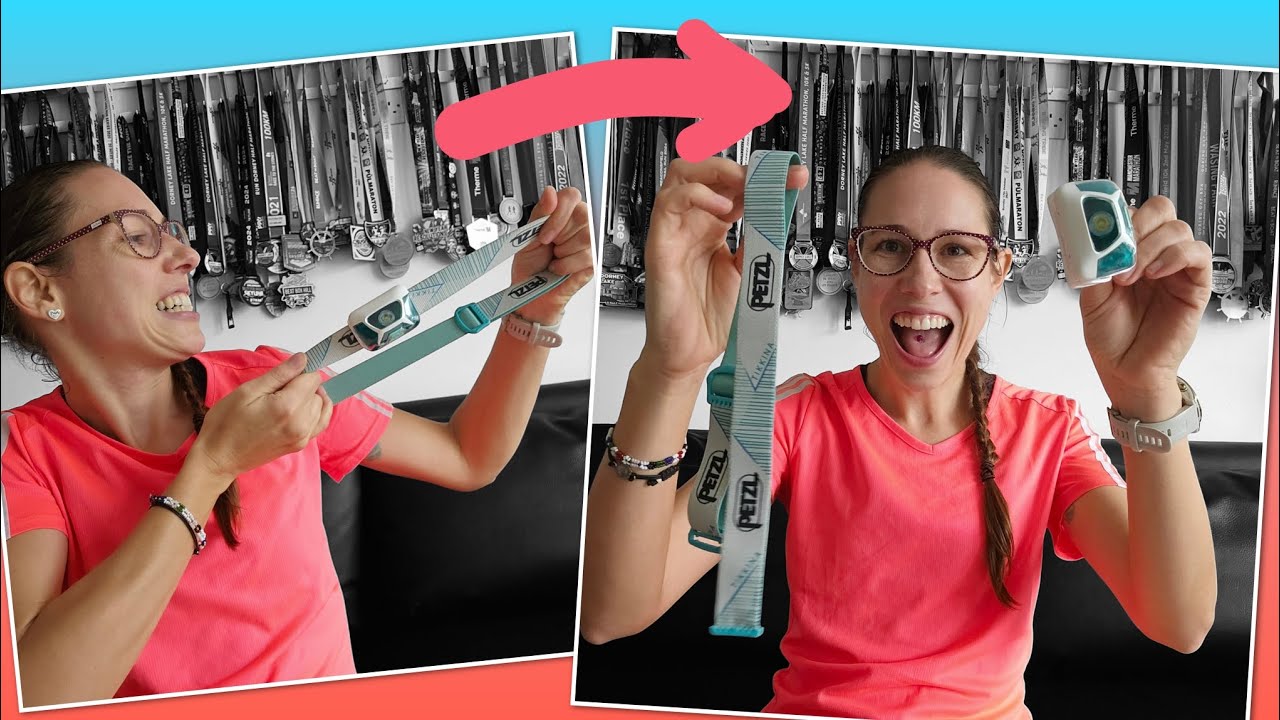 How to remove Petzl headtorch headband