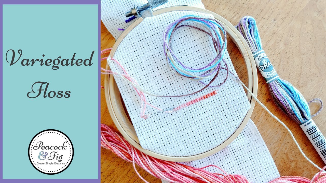 Color variations: how to use variegated threads like Coloris