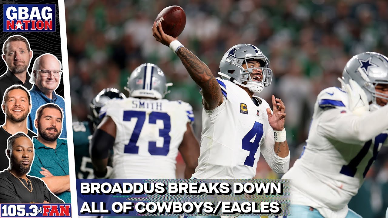 Broaddus Breaks Down The Game Film From Cowboys/Eagles | GBAG Nation