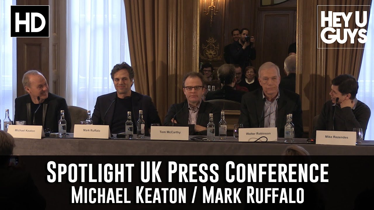 Spotlight UK Press Conference in Full (Mark Ruffalo / Michael Keaton)