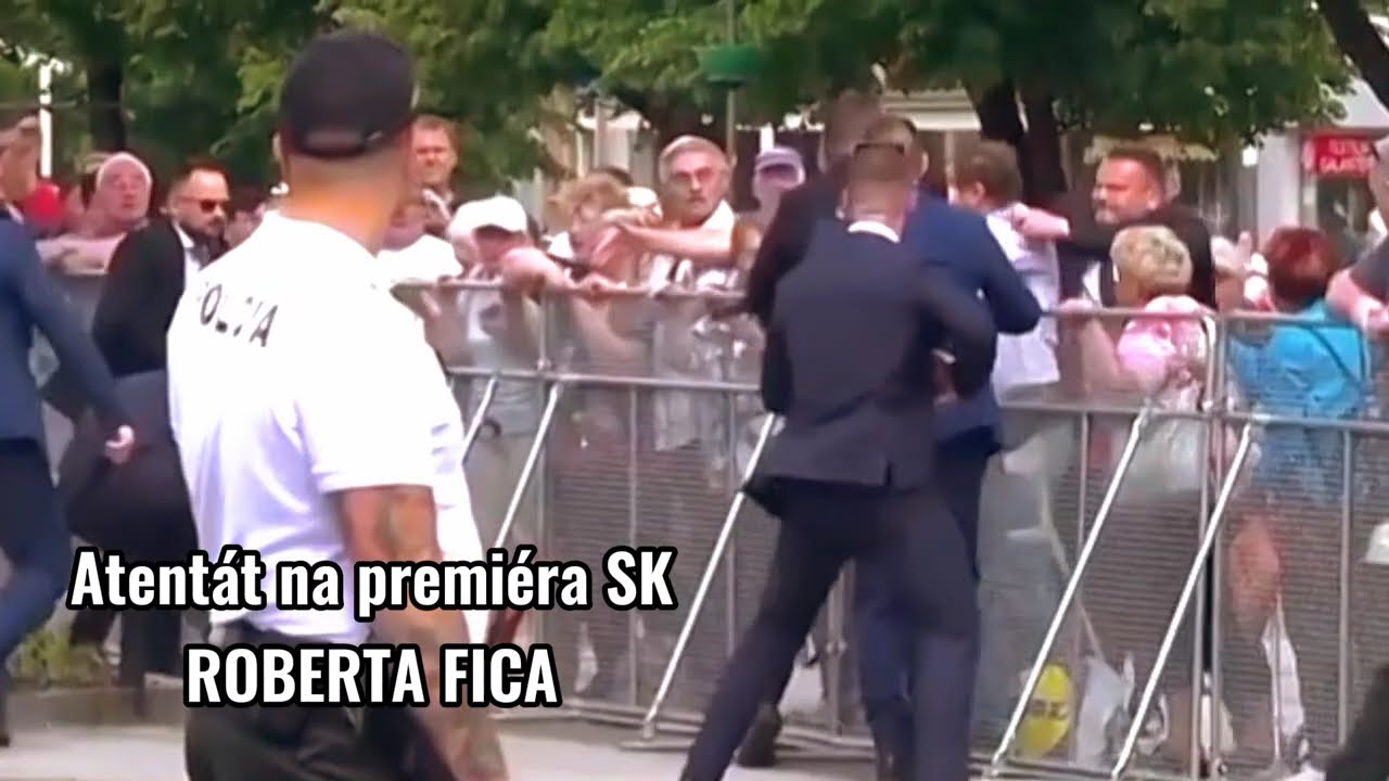 Robert Fico (zpomalen&eacute; z&aacute;běry ze střelby)