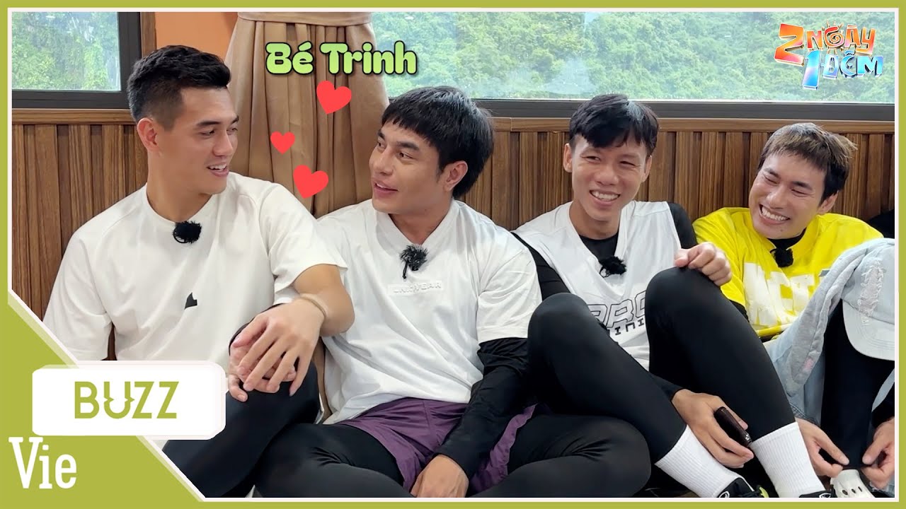 Quế Ngọc Hải sơ hở là ôm ấp Dương Lâm, Tiến Linh đổi nghệ danh thành "bé Trinh"| 2 Ngày 1 Đêm