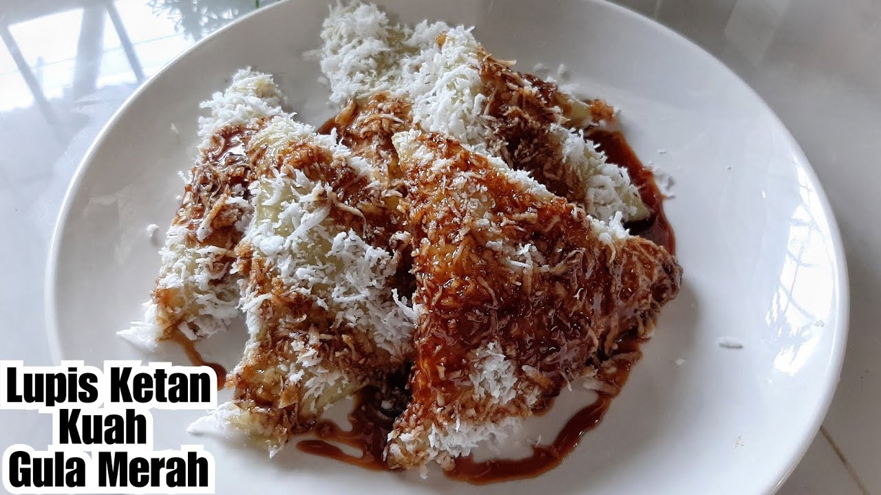RESEP KUE LUPIS KETAN GULA MERAH | KUE TRADISIONAL