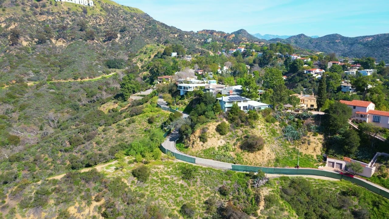 Lake Hollywood Park 2/4/2023 Complete Version 4K  #Lake Hollywood Park #drone #Los Angeles