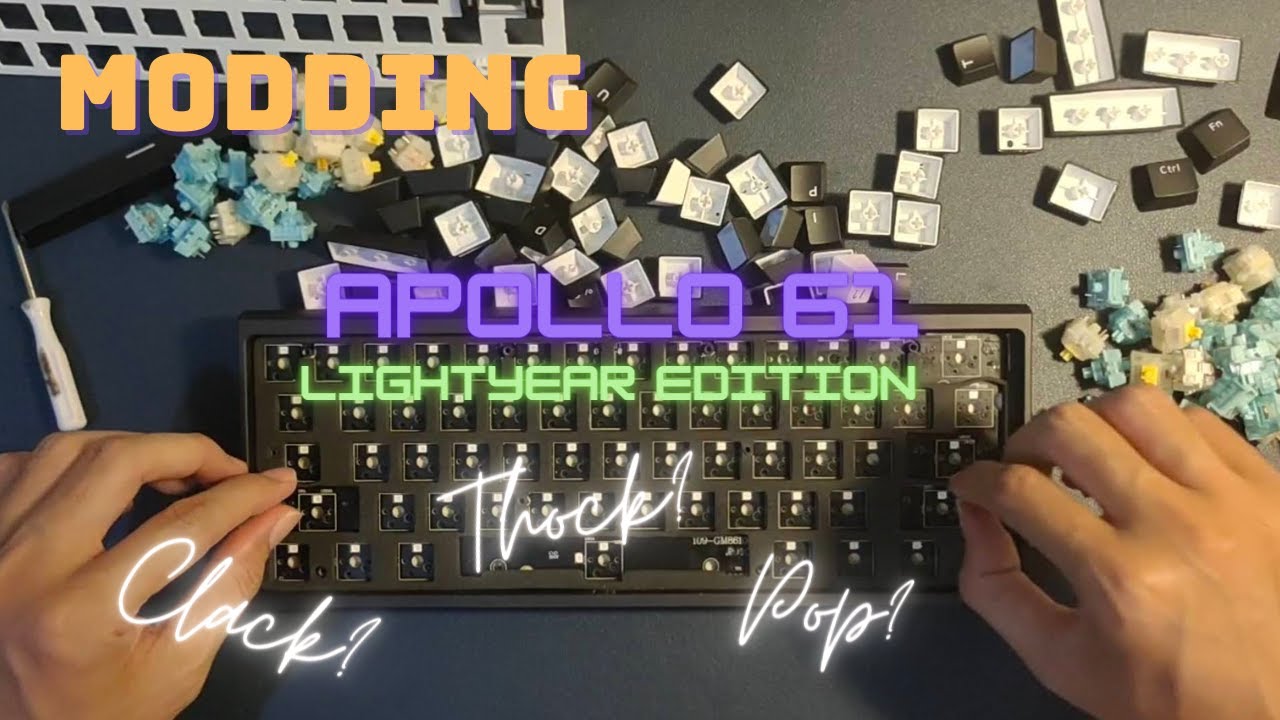 Modding Keyboard Murah tapi Premium | Apollo 61 Lightyear Edition