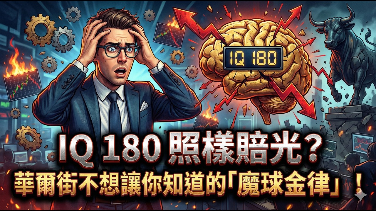IQ 180 照樣賠光？華爾街不想讓你知道的「魔球金律」！ #投資心理學 #魔球投資金律 #行為金融學 #散戶 #韭菜 #貝比如斯效應 #孔雀魚效應 #羊群效應 #均值回歸 #肥尾效應 #黑天鵝