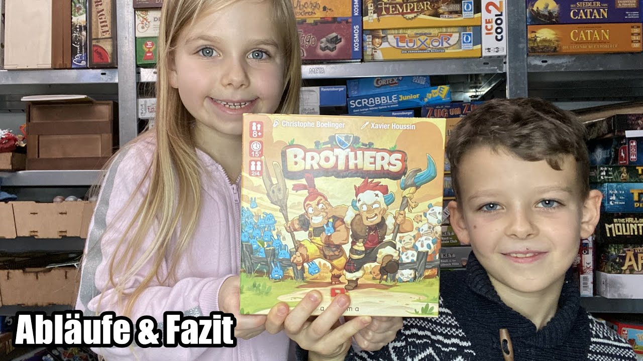 Brothers (Board Game Box) - einfaches schnelles Legespiel für Jung und Alt - ab 8 Jahren
