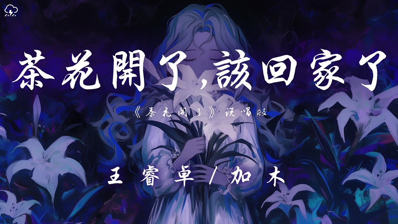 王睿卓/加木 - 茶花開了，該回家了 (《茶花開了》說唱版) 「故鄉啊 喃喃講 靜靜唱 思念的人住在彎月亮」【動態歌詞/PinyinLyrics】♪