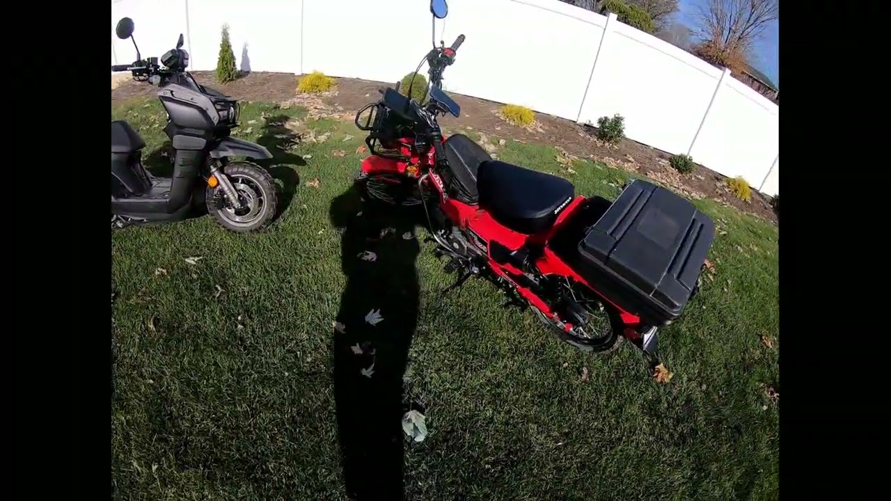 Yamaha Zuma vs Honda Trail 125