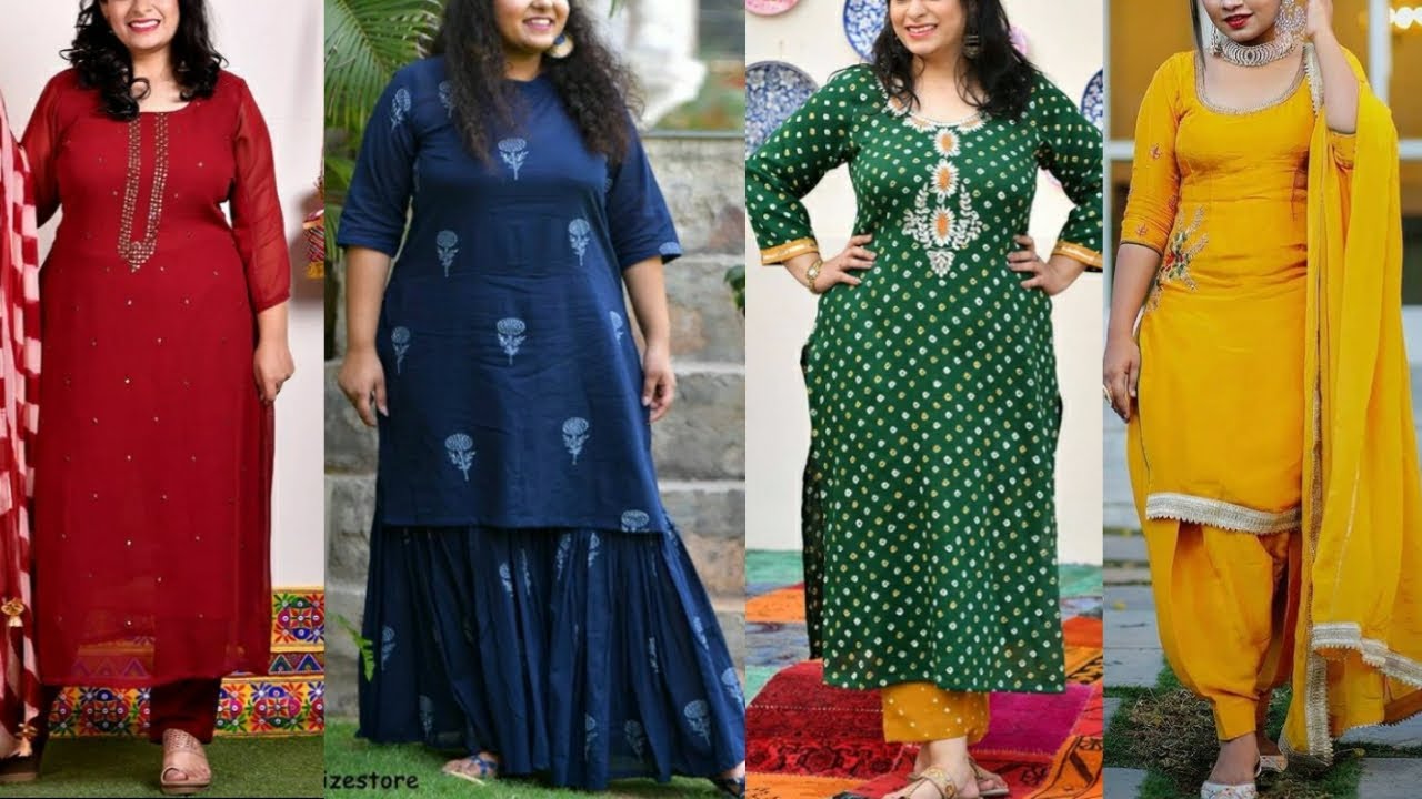 Plus size girls kurti and beautiful dress idea|plus size kurti | dressing tips | grooming girl |