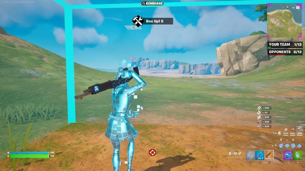 ik speel reload en een 1v1