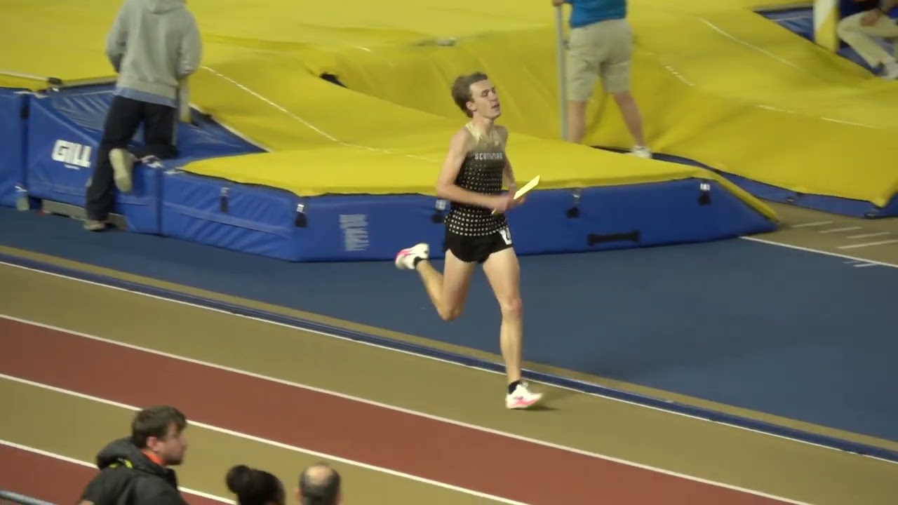 4A/5A Boys 4x400 Meter Relay Heat 2 AHSAA Indoor Track 2026 State Championship Meet Alabama T&F