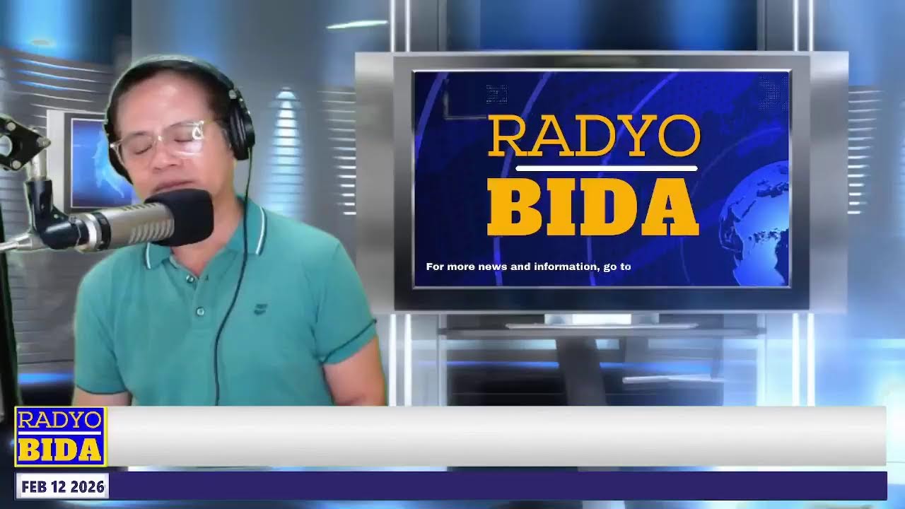 Bida Balita sa UdtoDATE: February 12, 2026HOST: Roel OsanoTIME: 12:00PM-12:15PM